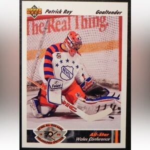 Patrick Roy 1991/92 Upperdeck Montreal Canadians Hockey Card